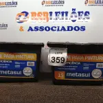 LOTE 359 - 02 BALDES P/ PINTURA. (NO ESTADO) ATENÇÃO! FAZER A VISITAÇÃO ANTES DE ARREMATAR, NÃO SABEMOS SE FUNCIONA. LEILÃO NÃO TEM GARANTIA E NEM DEVOLUÇÃO, SUJEITO A POSSÍVEIS AVARIAS VISÍVEIS/OCULTAS E/OU AUSÊNCIA DE COMPONENTES.