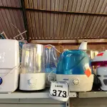 LOTE 373 - 01 LOTE C/ DIVERSOS UMIDIFICADORES DE AR. (NO ESTADO) ATENÇÃO! FAZER A VISITAÇÃO ANTES DE ARREMATAR, NÃO SABEMOS SE FUNCIONA. LEILÃO NÃO TEM GARANTIA E NEM DEVOLUÇÃO, SUJEITO A POSSÍVEIS AVARIAS VISÍVEIS/OCULTAS E/OU AUSÊNCIA DE COMPONENTES.