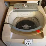 LOTE 514 - 01 MÁQUINA DE LAVAR ROUPAS BRASTEMP. (NO ESTADO) ATENÇÃO! FAZER A VISITAÇÃO ANTES DE ARREMATAR, NÃO SABEMOS SE FUNCIONA. LEILÃO NÃO TEM GARANTIA E NEM DEVOLUÇÃO, SUJEITO A POSSÍVEIS AVARIAS VISÍVEIS/OCULTAS E/OU AUSÊNCIA DE COMPONENTES.