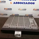 LOTE 459 - 01 MESA DE SOM 16 CANAIS MARCA STANER MODELO UX-16. (NO ESTADO) ATENÇÃO! FAZER A VISITAÇÃO ANTES DE ARREMATAR, NÃO SABEMOS SE FUNCIONA. LEILÃO NÃO TEM GARANTIA E NEM DEVOLUÇÃO, SUJEITO A POSSÍVEIS AVARIAS VISÍVEIS/OCULTAS E/OU AUSÊNCIA DE COMPONENTES.