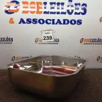 LOTE 239 - 01 CUBA EM AÇO INOX 400X340X140MM. (NO ESTADO) ATENÇÃO! FAZER A VISITAÇÃO ANTES DE ARREMATAR, NÃO SABEMOS SE FUNCIONA. LEILÃO NÃO TEM GARANTIA E NEM DEVOLUÇÃO, SUJEITO A POSSÍVEIS AVARIAS VISÍVEIS/OCULTAS E/OU AUSÊNCIA DE COMPONENTES.