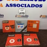 LOTE 420 - 05 FITAS DE ROLO P/ GRAVADOR. (NO ESTADO) ATENÇÃO! FAZER A VISITAÇÃO ANTES DE ARREMATAR, NÃO SABEMOS SE FUNCIONA. LEILÃO NÃO TEM GARANTIA E NEM DEVOLUÇÃO, SUJEITO A POSSÍVEIS AVARIAS VISÍVEIS/OCULTAS E/OU AUSÊNCIA DE COMPONENTES.
