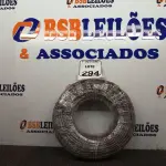 LOTE 294 - 01 ROLO DE FIO FLEXÍVEL 1X10,00MM NA COR PRETA. (NO ESTADO) ATENÇÃO! FAZER A VISITAÇÃO ANTES DE ARREMATAR, NÃO SABEMOS SE FUNCIONA. LEILÃO NÃO TEM GARANTIA E NEM DEVOLUÇÃO, SUJEITO A POSSÍVEIS AVARIAS VISÍVEIS/OCULTAS E/OU AUSÊNCIA DE COMPONENTES.