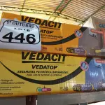 LOTE 446 - 02 CAIXAS DE VEDATOP ARGAMASSA POLIMÉRICA IMPERMEÁVEL 12KG. (NO ESTADO) ATENÇÃO! FAZER A VISITAÇÃO ANTES DE ARREMATAR, NÃO SABEMOS SE FUNCIONA. LEILÃO NÃO TEM GARANTIA E NEM DEVOLUÇÃO, SUJEITO A POSSÍVEIS AVARIAS VISÍVEIS/OCULTAS E/OU AUSÊNCIA DE COMPONENTES.