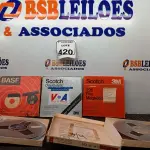 LOTE 420 - 05 FITAS DE ROLO P/ GRAVADOR. (NO ESTADO) ATENÇÃO! FAZER A VISITAÇÃO ANTES DE ARREMATAR, NÃO SABEMOS SE FUNCIONA. LEILÃO NÃO TEM GARANTIA E NEM DEVOLUÇÃO, SUJEITO A POSSÍVEIS AVARIAS VISÍVEIS/OCULTAS E/OU AUSÊNCIA DE COMPONENTES.