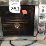 LOTE 261 - 01 FORNO ELÉTRICO LAYR EM INOX. (NO ESTADO) ATENÇÃO! FAZER A VISITAÇÃO ANTES DE ARREMATAR, NÃO SABEMOS SE FUNCIONA. LEILÃO NÃO TEM GARANTIA E NEM DEVOLUÇÃO, SUJEITO A POSSÍVEIS AVARIAS VISÍVEIS/OCULTAS E/OU AUSÊNCIA DE COMPONENTES.