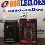 LOTE 280 - 01 CAIXA DE SOM WIRELESS SPEAKER MODELO KTS-1237(NOVO) (NO ESTADO) ATENÇÃO! FAZER A VISITAÇÃO ANTES DE ARREMATAR, NÃO SABEMOS SE FUNCIONA. LEILÃO NÃO TEM GARANTIA E NEM DEVOLUÇÃO, SUJEITO A POSSÍVEIS AVARIAS VISÍVEIS/OCULTAS E/OU AUSÊNCIA DE COMPONENTES.