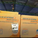 LOTE 417 - 02 CAIXAS DE LUZ OCTOGONAL. (NO ESTADO) ATENÇÃO! FAZER A VISITAÇÃO ANTES DE ARREMATAR, NÃO SABEMOS SE FUNCIONA. LEILÃO NÃO TEM GARANTIA E NEM DEVOLUÇÃO, SUJEITO A POSSÍVEIS AVARIAS VISÍVEIS/OCULTAS E/OU AUSÊNCIA DE COMPONENTES.