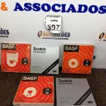 LOTE 307 - 05 FITAS DE ROLO P/ GRAVADOR. (NO ESTADO) ATENÇÃO! FAZER A VISITAÇÃO ANTES DE ARREMATAR, NÃO SABEMOS SE FUNCIONA. LEILÃO NÃO TEM GARANTIA E NEM DEVOLUÇÃO, SUJEITO A POSSÍVEIS AVARIAS VISÍVEIS/OCULTAS E/OU AUSÊNCIA DE COMPONENTES.