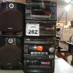 LOTE 262 - 02 APARELHOS DE SOM MINI SYSTEM AIWA C/ 02 CAIXAS DE SOM C/CONTROLE. (NO ESTADO) ATENÇÃO! FAZER A VISITAÇÃO ANTES DE ARREMATAR, NÃO SABEMOS SE FUNCIONA. LEILÃO NÃO TEM GARANTIA E NEM DEVOLUÇÃO, SUJEITO A POSSÍVEIS AVARIAS VISÍVEIS/OCULTAS E/OU AUSÊNCIA DE COMPONENTES.
