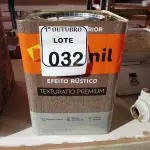 LOTE 032 - 01 LATA DE TINTA TEXTURATTO PREMIUM EFEITO RÚSTICO INTERIOR/EXTERIOR SUVINIL 25KG. (NO ESTADO) ATENÇÃO! FAZER A VISITAÇÃO ANTES DE ARREMATAR, NÃO SABEMOS SE FUNCIONA. LEILÃO NÃO TEM GARANTIA E NEM DEVOLUÇÃO, SUJEITO A POSSÍVEIS AVARIAS VISÍVEIS/OCULTAS E/OU AUSÊNCIA DE COMPONENTES.EIS AVARIAS VISÍVEIS/OCULTAS E/OU AUSÊNCIA DE COMPONENTES.