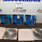 LOTE 270 - 05 FITAS DE ROLO P/ GRAVADOR. (NO ESTADO) ATENÇÃO! FAZER A VISITAÇÃO ANTES DE ARREMATAR, NÃO SABEMOS SE FUNCIONA. LEILÃO NÃO TEM GARANTIA E NEM DEVOLUÇÃO, SUJEITO A POSSÍVEIS AVARIAS VISÍVEIS/OCULTAS E/OU AUSÊNCIA DE COMPONENTES.