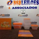 LOTE 269 - 01 CONJUNTO DE POTES DE PLÁSTICO C/ 12 UNIDADES (NOVO). (NO ESTADO) ATENÇÃO! FAZER A VISITAÇÃO ANTES DE ARREMATAR, NÃO SABEMOS SE FUNCIONA. LEILÃO NÃO TEM GARANTIA E NEM DEVOLUÇÃO, SUJEITO A POSSÍVEIS AVARIAS VISÍVEIS/OCULTAS E/OU AUSÊNCIA DE COMPONENTES.