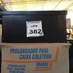 LOTE 382 - 01 PROLONGADORA PARA CAIXA COLETORA. (NO ESTADO) ATENÇÃO! FAZER A VISITAÇÃO ANTES DE ARREMATAR, NÃO SABEMOS SE FUNCIONA. LEILÃO NÃO TEM GARANTIA E NEM DEVOLUÇÃO, SUJEITO A POSSÍVEIS AVARIAS VISÍVEIS/OCULTAS E/OU AUSÊNCIA DE COMPONENTES.