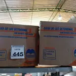 LOTE 445 - 02 CAIXAS DE LUZ OCTOGONAL. (NO ESTADO) ATENÇÃO! FAZER A VISITAÇÃO ANTES DE ARREMATAR, NÃO SABEMOS SE FUNCIONA. LEILÃO NÃO TEM GARANTIA E NEM DEVOLUÇÃO, SUJEITO A POSSÍVEIS AVARIAS VISÍVEIS/OCULTAS E/OU AUSÊNCIA DE COMPONENTES.