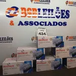 LOTE 434 - 06 LUMINÁRIAS OVAIS TARTARUGA. (NO ESTADO) ATENÇÃO! FAZER A VISITAÇÃO ANTES DE ARREMATAR, NÃO SABEMOS SE FUNCIONA. LEILÃO NÃO TEM GARANTIA E NEM DEVOLUÇÃO, SUJEITO A POSSÍVEIS AVARIAS VISÍVEIS/OCULTAS E/OU AUSÊNCIA DE COMPONENTES.