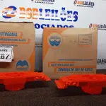LOTE 387 - 02 CAIXAS DE LUZ OCTOGONAL. (NO ESTADO) ATENÇÃO! FAZER A VISITAÇÃO ANTES DE ARREMATAR, NÃO SABEMOS SE FUNCIONA. LEILÃO NÃO TEM GARANTIA E NEM DEVOLUÇÃO, SUJEITO A POSSÍVEIS AVARIAS VISÍVEIS/OCULTAS E/OU AUSÊNCIA DE COMPONENTES.
