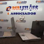 LOTE 313 - 03 NOTEBOOKS MARCAS E MODELOS DIVERSOS. (NO ESTADO) ATENÇÃO! FAZER A VISITAÇÃO ANTES DE ARREMATAR, NÃO SABEMOS SE FUNCIONA. LEILÃO NÃO TEM GARANTIA E NEM DEVOLUÇÃO, SUJEITO A POSSÍVEIS AVARIAS VISÍVEIS/OCULTAS E/OU AUSÊNCIA DE COMPONENTES.