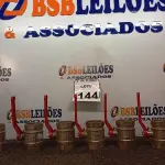 LOTE 144 - 06 REGISTROS DE ÁGUA 1¹/2”. (NO ESTADO) ATENÇÃO! FAZER A VISITAÇÃO ANTES DE ARREMATAR, NÃO SABEMOS SE FUNCIONA. LEILÃO NÃO TEM GARANTIA E NEM DEVOLUÇÃO, SUJEITO A POSSÍVEIS AVARIAS VISÍVEIS/OCULTAS E/OU AUSÊNCIA DE COMPONENTES.