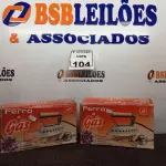 LOTE 104 - 02 FERROS DE PASSAR ROUPAS A GÁS. (NO ESTADO) ATENÇÃO! FAZER A VISITAÇÃO ANTES DE ARREMATAR, NÃO SABEMOS SE FUNCIONA. LEILÃO NÃO TEM GARANTIA E NEM DEVOLUÇÃO, SUJEITO A POSSÍVEIS AVARIAS VISÍVEIS/OCULTAS E/OU AUSÊNCIA DE COMPONENTES.