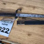 LOTE 022 - 01 FACA DE BAIONETA ALEMÃ. (NO ESTADO)