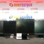 LOTE 120 - 04 MONITORES LCD MARCAS E MODELOS DIVERSOS. (NO ESTADO) ATENÇÃO! FAZER A VISITAÇÃO ANTES DE ARREMATAR, NÃO SABEMOS SE FUNCIONA. LEILÃO NÃO TEM GARANTIA E NEM DEVOLUÇÃO, SUJEITO A POSSÍVEIS AVARIAS VISÍVEIS/OCULTAS E/OU AUSÊNCIA DE COMPONENTES.