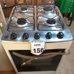 LOTE 156 - 01 FOGÃO A GÁS 04 BOCAS MARCA ELECTROLUX. (NO ESTADO) ATENÇÃO! FAZER A VISITAÇÃO ANTES DE ARREMATAR, NÃO SABEMOS SE FUNCIONA. LEILÃO NÃO TEM GARANTIA E NEM DEVOLUÇÃO, SUJEITO A POSSÍVEIS AVARIAS VISÍVEIS/OCULTAS E/OU AUSÊNCIA DE COMPONENTES.