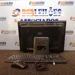 LOTE 062 - 01 PC ALL IN ONE MARCA HP COM TECLADO E MOUSE. (NO ESTADO) ATENÇÃO! FAZER A VISITAÇÃO ANTES DE ARREMATAR, NÃO SABEMOS SE FUNCIONA. LEILÃO NÃO TEM GARANTIA E NEM DEVOLUÇÃO, SUJEITO A POSSÍVEIS AVARIAS VISÍVEIS/OCULTAS E/OU AUSÊNCIA DE COMPONENTES.