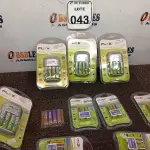 LOTE 043 - 04 CARREGADORES PARA PILHAS E BATERIAS E 06 PILHAS DIVERSAS. (NO ESTADO) ATENÇÃO! FAZER A VISITAÇÃO ANTES DE ARREMATAR, NÃO SABEMOS SE FUNCIONA. LEILÃO NÃO TEM GARANTIA E NEM DEVOLUÇÃO, SUJEITO A POSSÍVEIS AVARIAS VISÍVEIS/OCULTAS E/OU AUSÊNCIA DE COMPONENTES.
