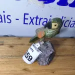 LOTE 059 - 01 PAPAGAIO EM PEDRA. (NO ESTADO)