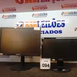LOTE 094 - 02 MONITORES LCD. (NO ESTADO) ATENÇÃO! FAZER A VISITAÇÃO ANTES DE ARREMATAR, NÃO SABEMOS SE FUNCIONA. LEILÃO NÃO TEM GARANTIA E NEM DEVOLUÇÃO, SUJEITO A POSSÍVEIS AVARIAS VISÍVEIS/OCULTAS E/OU AUSÊNCIA DE COMPONENTES.