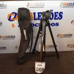 LOTE 005 - 01 TRIPÉ PARA CÂMERA MARCA TOMATE MTG-3016. (NO ESTADO) ATENÇÃO! FAZER A VISITAÇÃO ANTES DE ARREMATAR, NÃO SABEMOS SE FUNCIONA. LEILÃO NÃO TEM GARANTIA E NEM DEVOLUÇÃO, SUJEITO A POSSÍVEIS AVARIAS VISÍVEIS/OCULTAS E/OU AUSÊNCIA DE COMPONENTES.