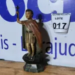 LOTE 017 - 01 IMAGEM SANTO SÉCULO XIX. (NO ESTADO)