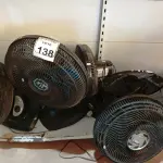 LOTE 138 - 01 LOTE C DIVERSOS VENTILADORES MARCAS E MODELOS DIVERSOS. (NO ESTADO) ATENÇÃO! FAZER A VISITAÇÃO ANTES DE ARREMATAR, NÃO SABEMOS SE FUNCIONA. LEILÃO NÃO TEM GARANTIA E NEM DEVOLUÇÃO, SUJEITO A POSSÍVEIS AVARIAS VISÍVEIS/OCULTAS E/OU AUSÊNCIA DE COMPONENTES.