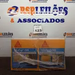 LOTE 123 - 02 CAIXAS DE SIKATOP-100 REVESTIMENTO IMPERMEABILIZANTE. (NO ESTADO) ATENÇÃO! FAZER A VISITAÇÃO ANTES DE ARREMATAR, NÃO SABEMOS SE FUNCIONA. LEILÃO NÃO TEM GARANTIA E NEM DEVOLUÇÃO, SUJEITO A POSSÍVEIS AVARIAS VISÍVEIS/OCULTAS E/OU AUSÊNCIA DE COMPONENTES.