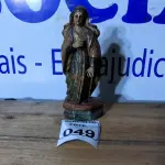 LOTE 049 - 01 IMAGEM DE SANTO SÉCULO XIX. (NO ESTADO)