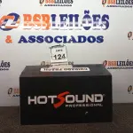 LOTE 124 - 01 ÁUDIO SPEAKER MARCA HOTSOUND MODELO HSB-3WPP. (NOVO). (NO ESTADO) ATENÇÃO! FAZER A VISITAÇÃO ANTES DE ARREMATAR, NÃO SABEMOS SE FUNCIONA. LEILÃO NÃO TEM GARANTIA E NEM DEVOLUÇÃO, SUJEITO A POSSÍVEIS AVARIAS VISÍVEIS/OCULTAS E/OU AUSÊNCIA DE COMPONENTES.