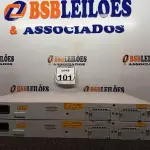 LOTE 101 - 02 SWITCHES COM 24 PORTAS EM CADA. (NO ESTADO) ATENÇÃO! FAZER A VISITAÇÃO ANTES DE ARREMATAR, NÃO SABEMOS SE FUNCIONA. LEILÃO NÃO TEM GARANTIA E NEM DEVOLUÇÃO, SUJEITO A POSSÍVEIS AVARIAS VISÍVEIS/OCULTAS E/OU AUSÊNCIA DE COMPONENTES.