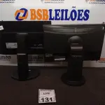 LOTE 131 - 02 MONITORES LCD MARCAS SAMSUNG E POSITIVO. (NO ESTADO) ATENÇÃO! FAZER A VISITAÇÃO ANTES DE ARREMATAR, NÃO SABEMOS SE FUNCIONA. LEILÃO NÃO TEM GARANTIA E NEM DEVOLUÇÃO, SUJEITO A POSSÍVEIS AVARIAS VISÍVEIS/OCULTAS E/OU AUSÊNCIA DE COMPONENTES.