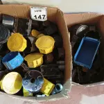 LOTE 147 - 01 LOTE COM DIVERSAS CAIXAS DE LUZ DE FERRO E PLÁSTICO. (NO ESTADO) ATENÇÃO! FAZER A VISITAÇÃO ANTES DE ARREMATAR, NÃO SABEMOS SE FUNCIONA. LEILÃO NÃO TEM GARANTIA E NEM DEVOLUÇÃO, SUJEITO A POSSÍVEIS AVARIAS VISÍVEIS/OCULTAS E/OU AUSÊNCIA DE COMPONENTES.
