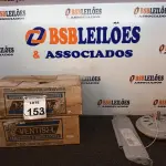 LOTE 153 - 03 VENTILADORES DE TETO SENDO 01 INCOMPLETO. (NO ESTADO) ATENÇÃO! FAZER A VISITAÇÃO ANTES DE ARREMATAR, NÃO SABEMOS SE FUNCIONA. LEILÃO NÃO TEM GARANTIA E NEM DEVOLUÇÃO, SUJEITO A POSSÍVEIS AVARIAS VISÍVEIS/OCULTAS E/OU AUSÊNCIA DE COMPONENTES.