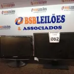 LOTE 082 - 02 MONITORES SAMSUNG E DELL. (NO ESTADO) ATENÇÃO! FAZER A VISITAÇÃO ANTES DE ARREMATAR, NÃO SABEMOS SE FUNCIONA. LEILÃO NÃO TEM GARANTIA E NEM DEVOLUÇÃO, SUJEITO A POSSÍVEIS AVARIAS VISÍVEIS/OCULTAS E/OU AUSÊNCIA DE COMPONENTES.