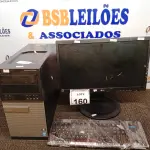 LOTE 160 - 01 CPU COM TECLADO E 01 MONITOR. (NO ESTADO) ATENÇÃO! FAZER A VISITAÇÃO ANTES DE ARREMATAR, NÃO SABEMOS SE FUNCIONA. LEILÃO NÃO TEM GARANTIA E NEM DEVOLUÇÃO, SUJEITO A POSSÍVEIS AVARIAS VISÍVEIS/OCULTAS E/OU AUSÊNCIA DE COMPONENTES.