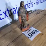 LOTE 085 - 01 IMAGEM DE SANTO SÉCULO XIX. (NO ESTADO)