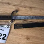 LOTE 022 - 01 FACA DE BAIONETA ALEMÃ. (NO ESTADO)