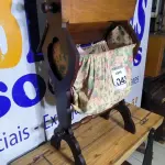 LOTE 043 - 01 MÓVEL DE COSTURA 1930. (NO ESTADO)