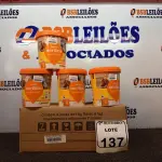 LOTE 137 - 10 REJUNTES ACRÍLICO 1KG CADA. (NO ESTADO) ATENÇÃO! FAZER A VISITAÇÃO ANTES DE ARREMATAR, NÃO SABEMOS SE FUNCIONA. LEILÃO NÃO TEM GARANTIA E NEM DEVOLUÇÃO, SUJEITO A POSSÍVEIS AVARIAS VISÍVEIS/OCULTAS E/OU AUSÊNCIA DE COMPONENTES.