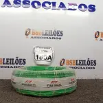 LOTE 180 - 01 ROLO DE FIO FLEXÍVEL 1×4MM NA COR VERDE. (NO ESTADO) ATENÇÃO! FAZER A VISITAÇÃO ANTES DE ARREMATAR, NÃO SABEMOS SE FUNCIONA. LEILÃO NÃO TEM GARANTIA E NEM DEVOLUÇÃO, SUJEITO A POSSÍVEIS AVARIAS VISÍVEIS/OCULTAS E/OU AUSÊNCIA DE COMPONENTES.