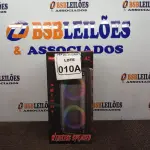 LOTE 010 - 01 SOM BLUETOOTH PORTÁTIL GRASEP MODELO D-8108 (NOVO). (NO ESTADO) ATENÇÃO! FAZER A VISITAÇÃO ANTES DE ARREMATAR, NÃO SABEMOS SE FUNCIONA. LEILÃO NÃO TEM GARANTIA E NEM DEVOLUÇÃO, SUJEITO A POSSÍVEIS AVARIAS VISÍVEIS/OCULTAS E/OU AUSÊNCIA DE COMPONENTES.