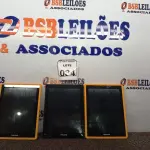 LOTE 034 - 03 TABLETS MARCA POSITIVO. (NO ESTADO) ATENÇÃO! FAZER A VISITAÇÃO ANTES DE ARREMATAR, NÃO SABEMOS SE FUNCIONA. LEILÃO NÃO TEM GARANTIA E NEM DEVOLUÇÃO, SUJEITO A POSSÍVEIS AVARIAS VISÍVEIS/OCULTAS E/OU AUSÊNCIA DE COMPONENTES.